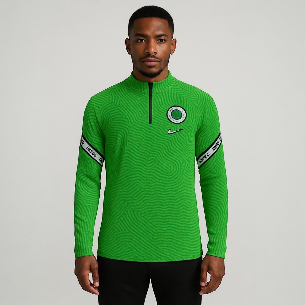Nigeria Naija 2020/2021 Nike Dri-Fit Strike Drill Zip Top Mens M CT4237-302